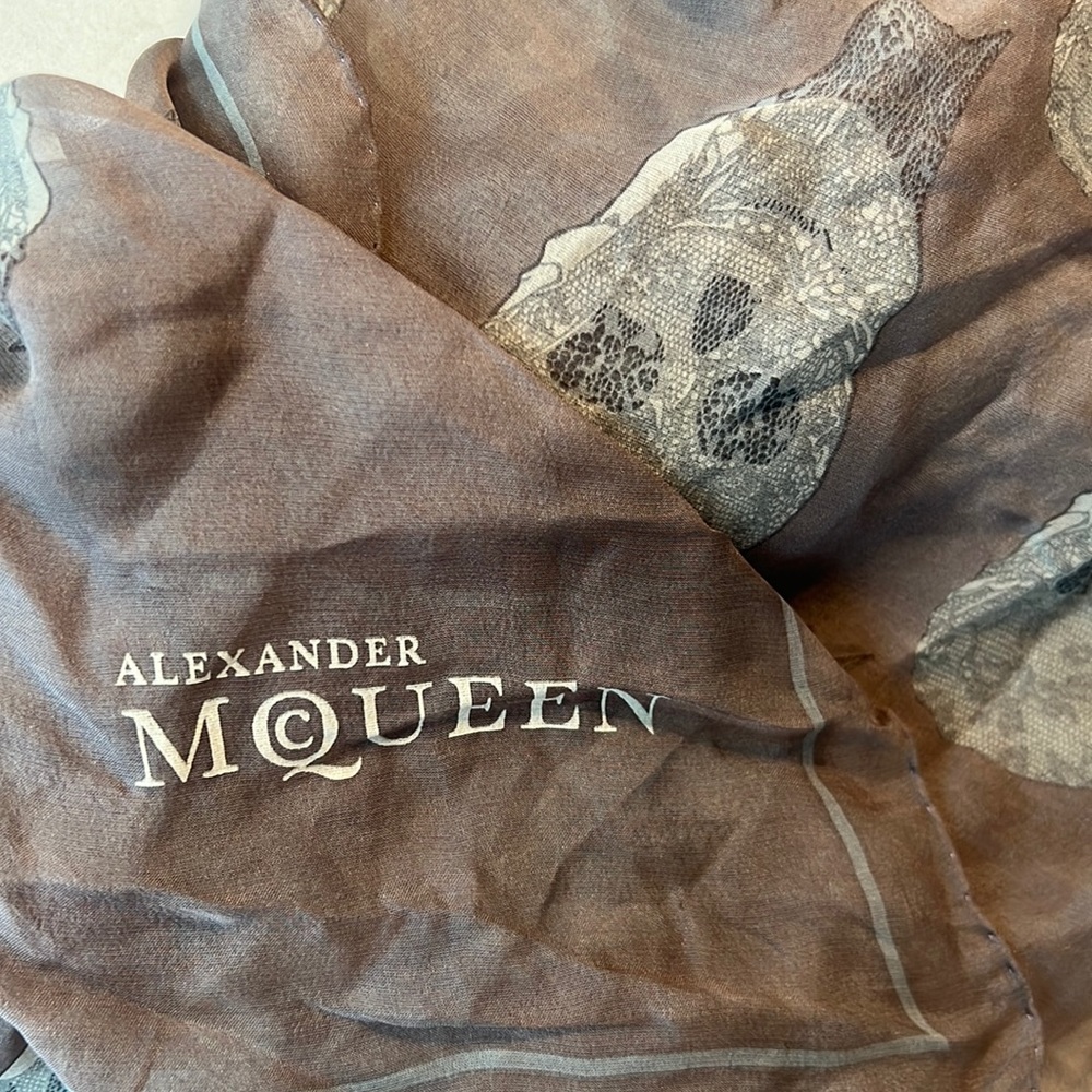Limited edition Alexander McQueen scarf